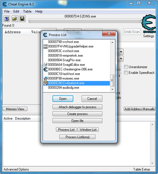 how to add games to cheat engine 6.5.1